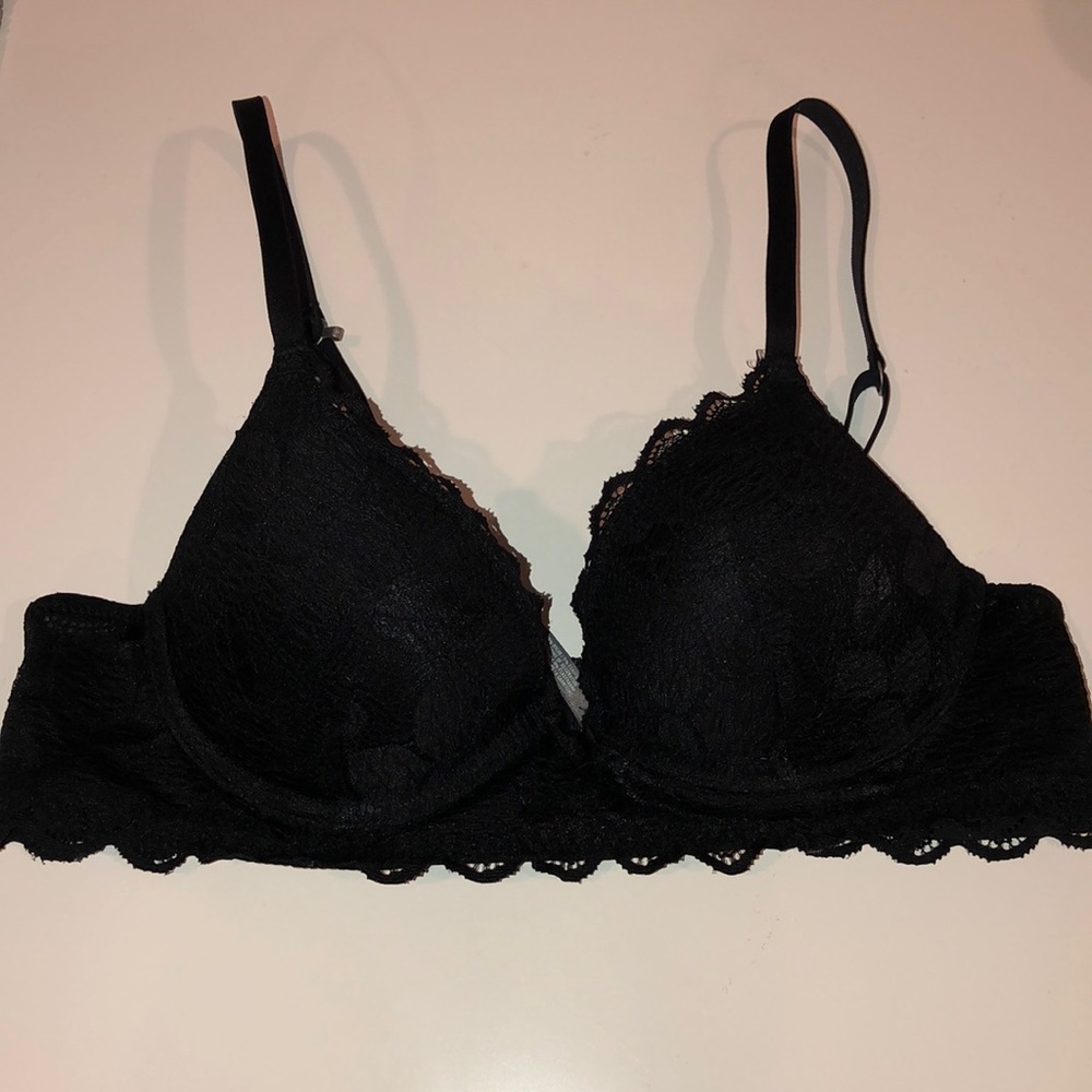 Aerie black lace bra